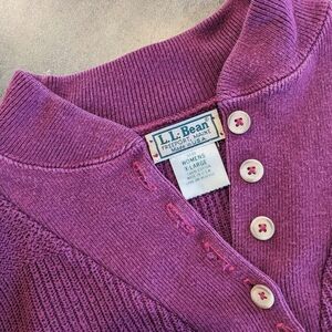 Vintage LL Bean pullover polo sweater